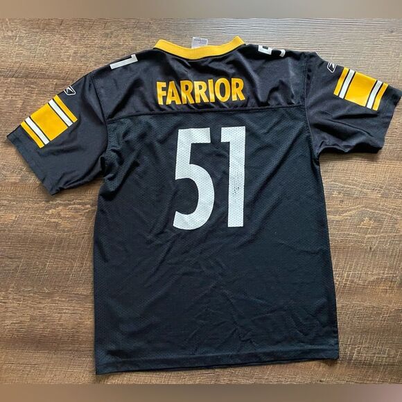 Pittsburgh Steelers Jersey Reebok NFL Players James Farrior #51 women’s M EUC - Picture 1 of 13